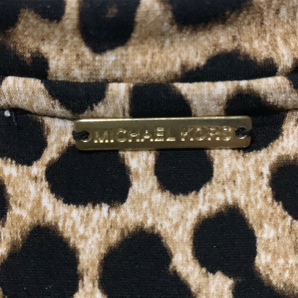 Michael Kors Animal Print Top - Picture 4 of 8